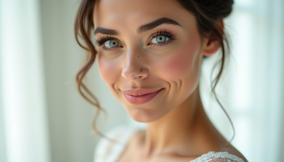 Maquillage pour mariée aux yeux bleus : 5 tendances incontournables et idées inspirantes