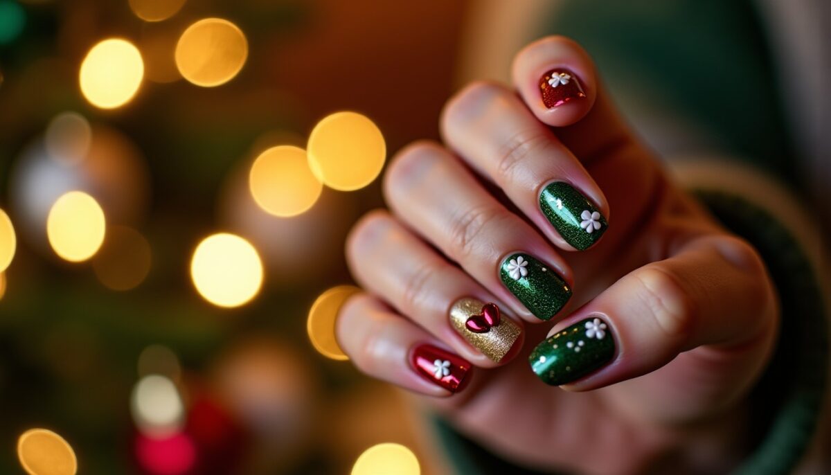 Noël 2024 : 15 inspirations de manucures festives pour sublimer vos ongles pendant les fêtes